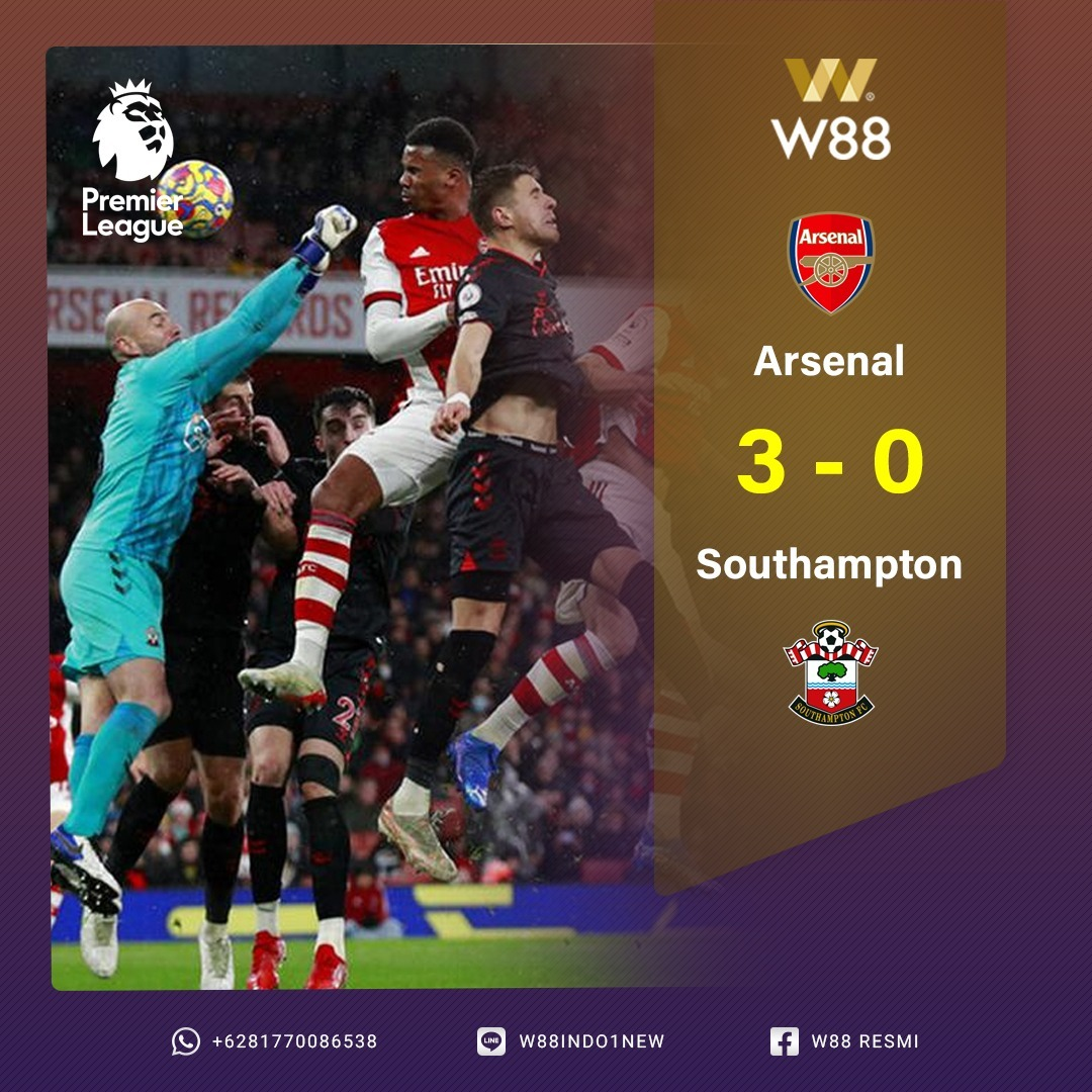 W88 Full Results Arsenal vs Southampton